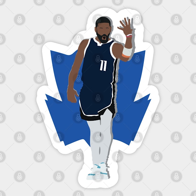 Kyrie Irving Left-handed Skyhook Dallas Mavericks Collage Sticker by Jackshun